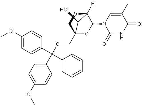 5'-O-(4,4'-Dimethoxytrityl)-2'-O,4'-C-methylene-5-methyluridine