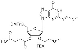 2'-MOE-G(dmf) -3'-succinate, TEA salt