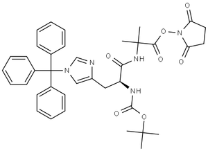 Boc-His(Trt)-Aib-Osu