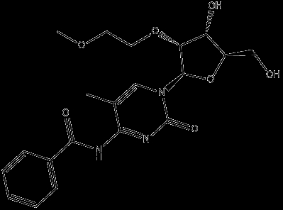 2'-O-MOE-5-Me-rC(Bz)