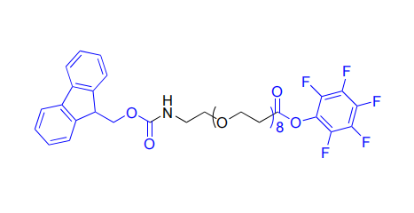 Fmoc-N-amido-PEG8-PFP-ester