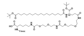 Fmoc-L-Lys[Oct-(otBu)-Glu-(otBu)-AEEA-AEEA]-OH