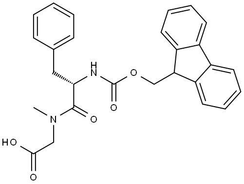 Fmoc-Phe-N-Me-Gly-OH