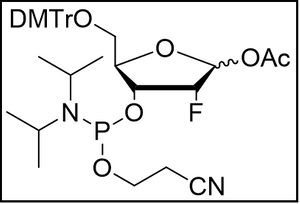 5-O-DMTr-1-O-Ac-2-F-2-deoxyribofuranose-3-CE-Phosphoramidite