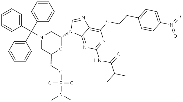O(6)-NPE-N(2)-iBu protected G PMO Monomer