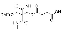 3-ODMTr-2,2-(dicarboxymethylamido)propyl-1-O-succinate