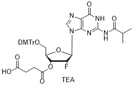 2'-F-dG(ibu)-3'-succinate, TEA salt