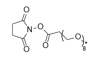 Specific Amorphous Peptides M-dPEG8-NHS Ester