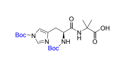 Boc-His(Boc)-Aib-OH