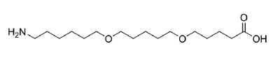 99% click-formed biology 5-((5-((6-aminohexyl)oxy)pentyl)oxy)pentanoic acid 