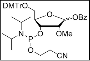 5-O-DMTr-1-O-Bz-2-O-Me-ribofuranose-3-CE-Phosphoramidite