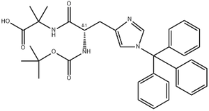 Boc-L-His(Trt)-Aib-OH