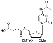 3'-ODMTr-2'-OMe-C(Ac)-5'-succinate