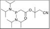 Acetic acid, 2-[bis[bis(1-methylethyl)amino]phosphino]-, 2-cyano-1,1-dimethylethyl ester