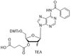2'-F-dA(Bz)-3'-succinate, TEA salt