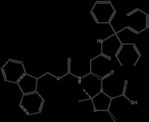 Fmoc-Asn(Trt)-Thr[Psi(Me,Me)pro]-OH 
