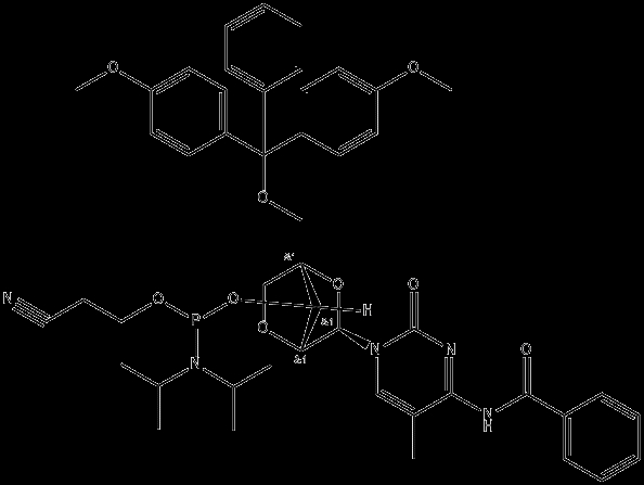 5'-O-DMTr-2'-O-4'-C-Locked-5-Me-C(Bz) Phosphoramidite