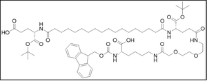 Fmoc-Lys[C20-OtBu-γ-Glu(OtBu)-AEEA]-OH