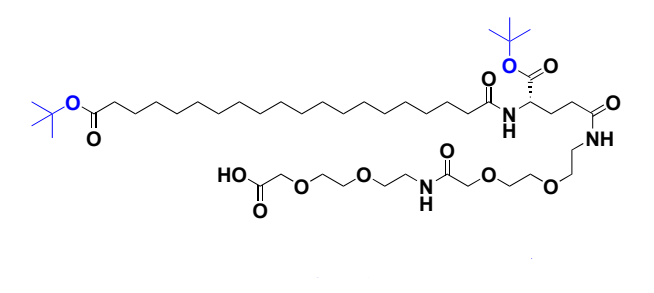 Lab High Purity Solution C20-OtBu-Glu(OtBu)-AEEA-AEEA-OH 