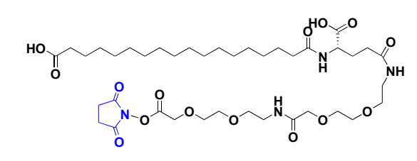 Chemistry Stable 98% Ste-Glu-AEEA-AEEA-OSU