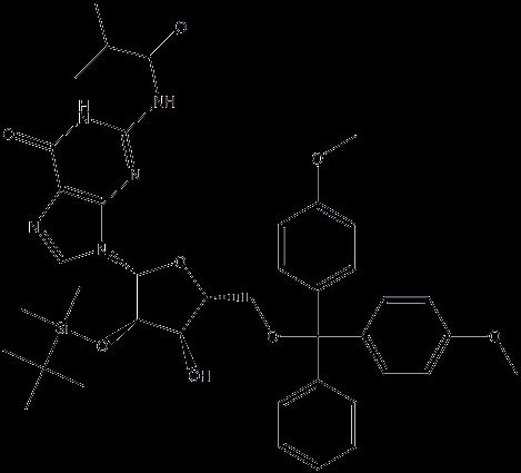 5'-O-DMT-2'-O-TBDMS-N2-ibu-rG