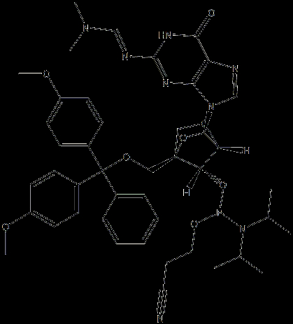 N2-dmf-2'-O-4'-C-Locked-Gr-CE-Phosphoramidite